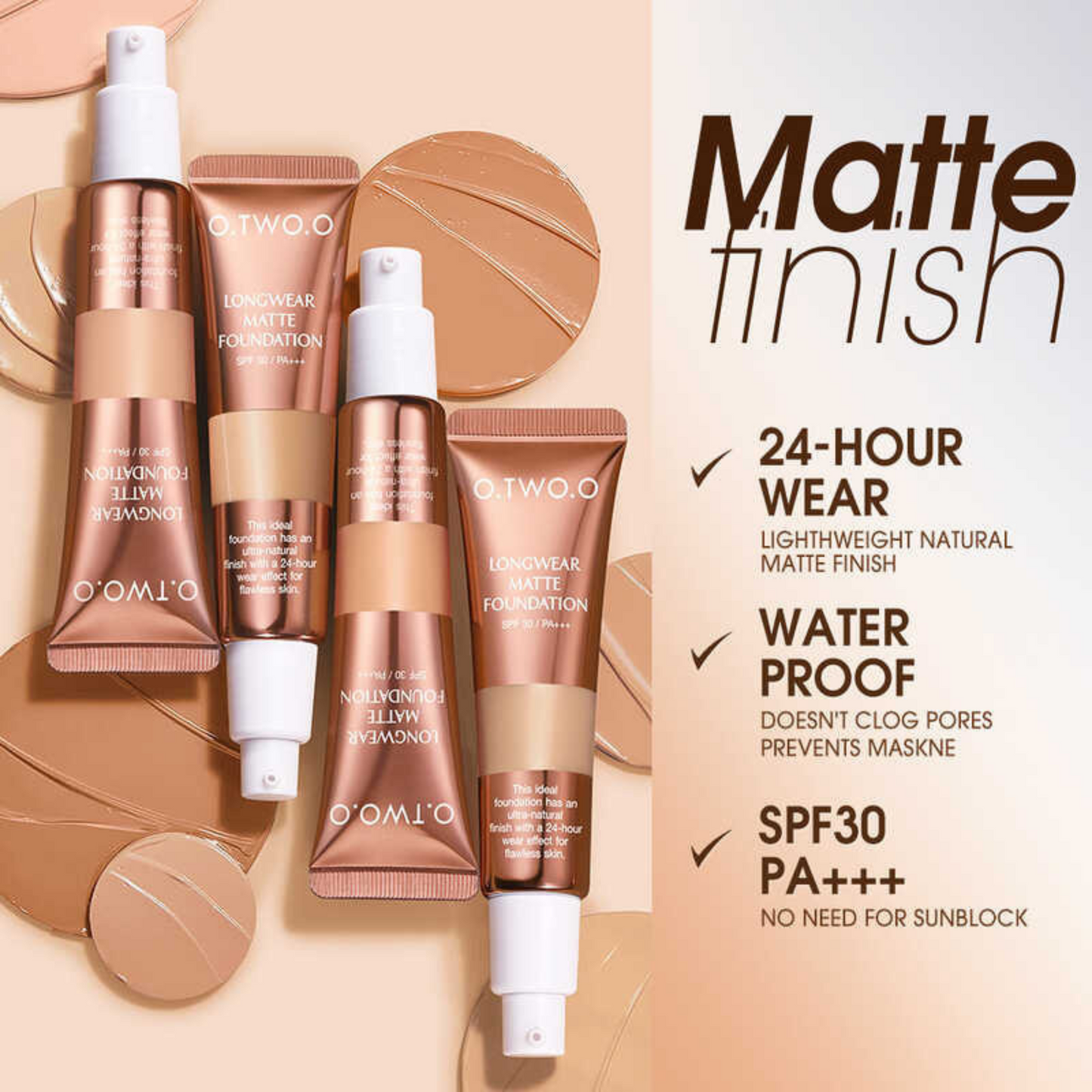 Tri-Set Foundation with FREE Makeup Sponge