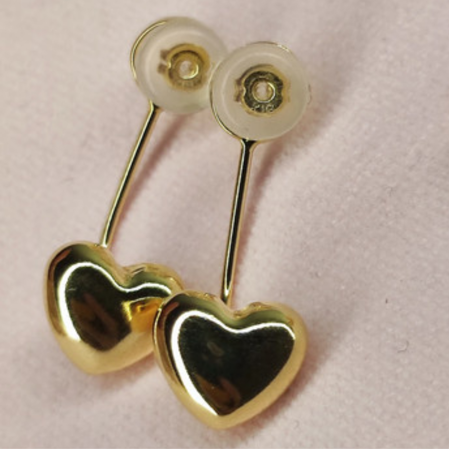 Heart 2-Way Stud Earrings