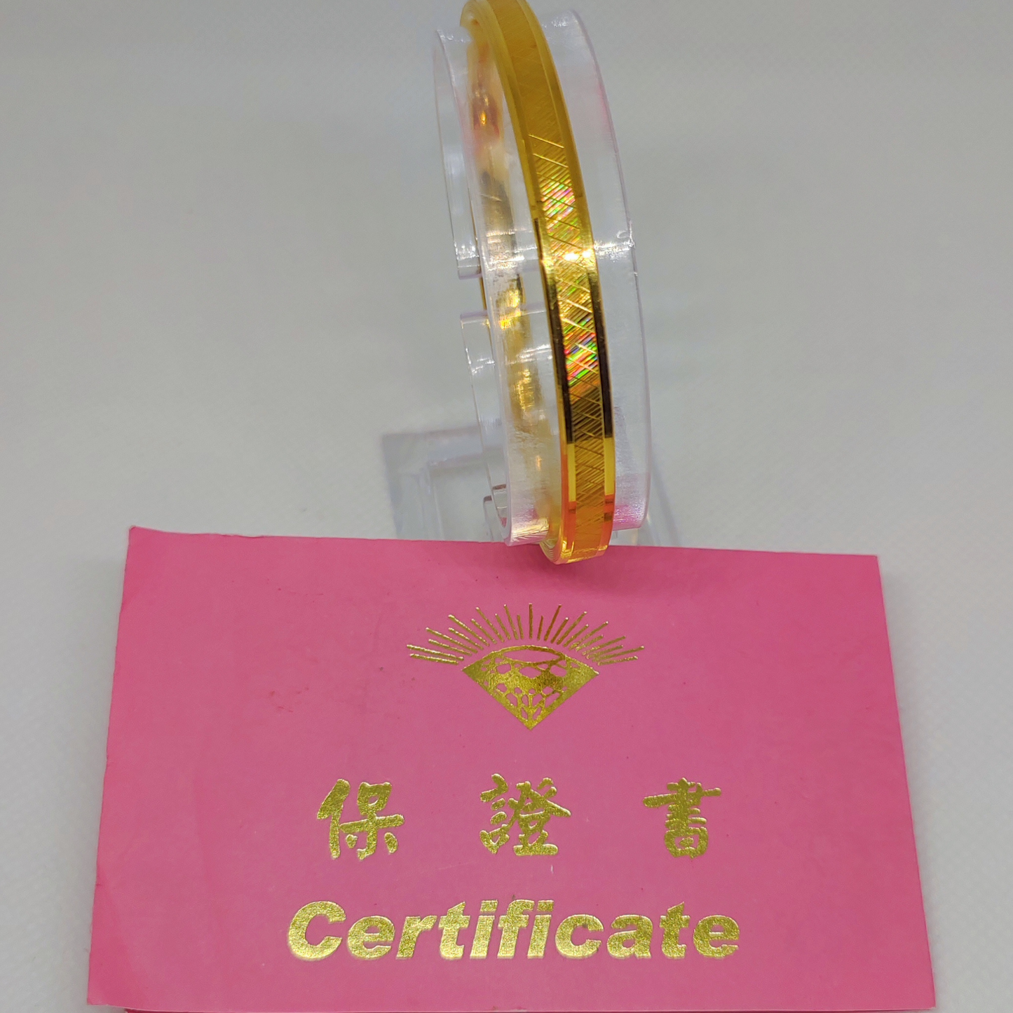 24k/999.9 Gold Bangle Bracelet