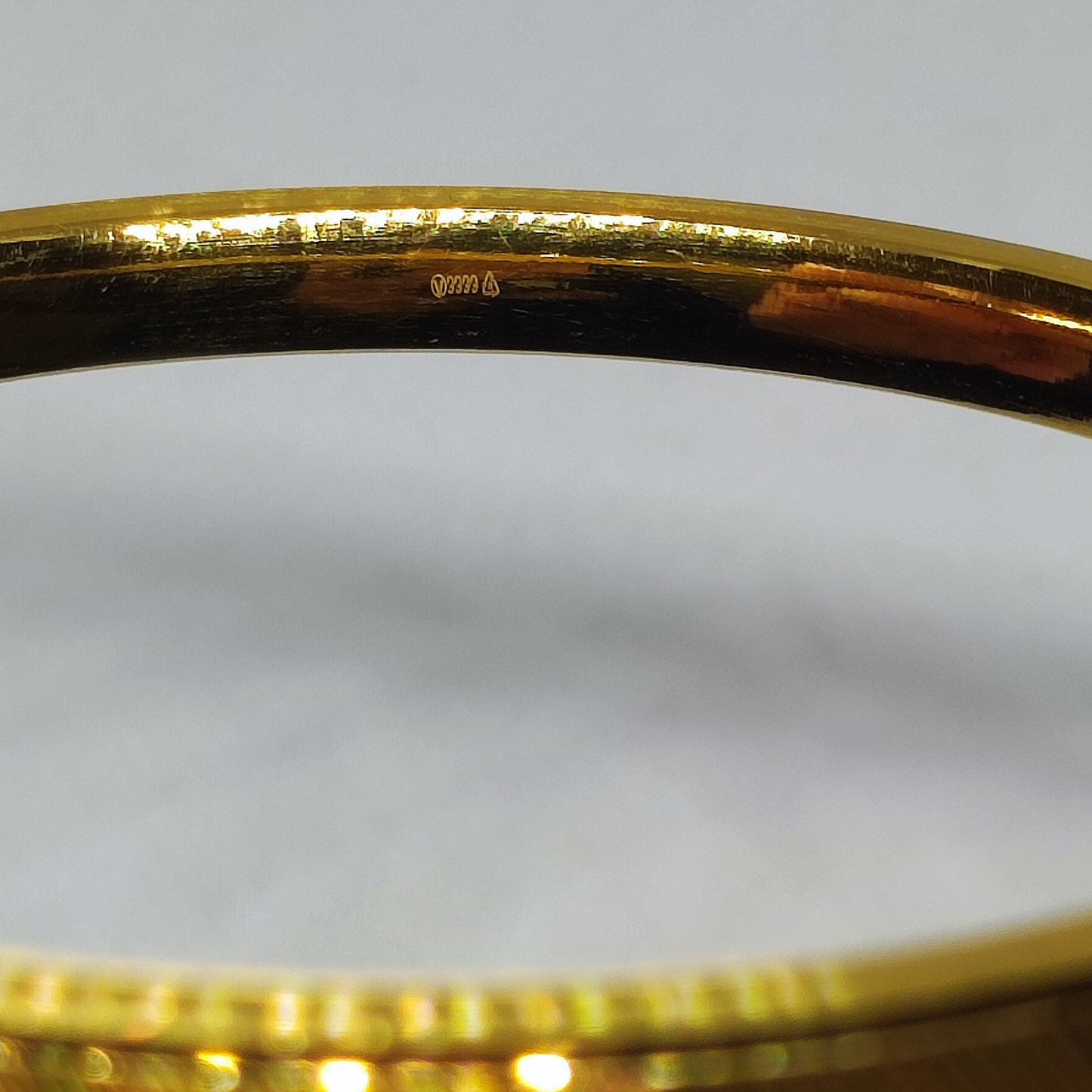 24k/999.9 Gold Bangle Bracelet