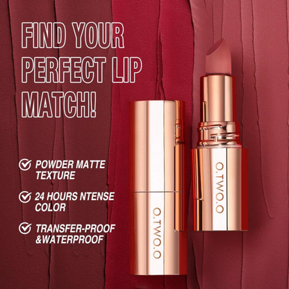 Rouge à lèvres mat waterproof O.TWO.O 