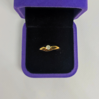 Round Cut Diamond Ring