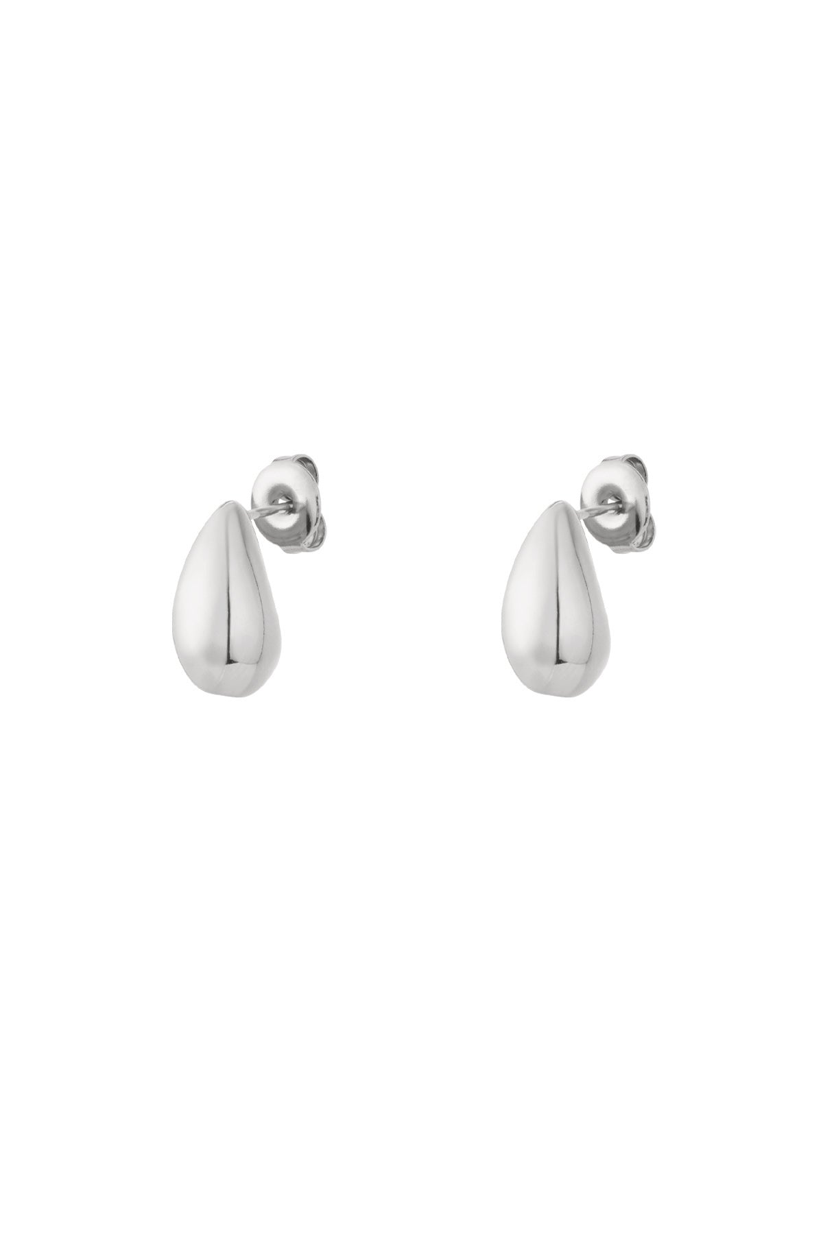 Elegant 14K Gold Plated Droplet Stud Earrings