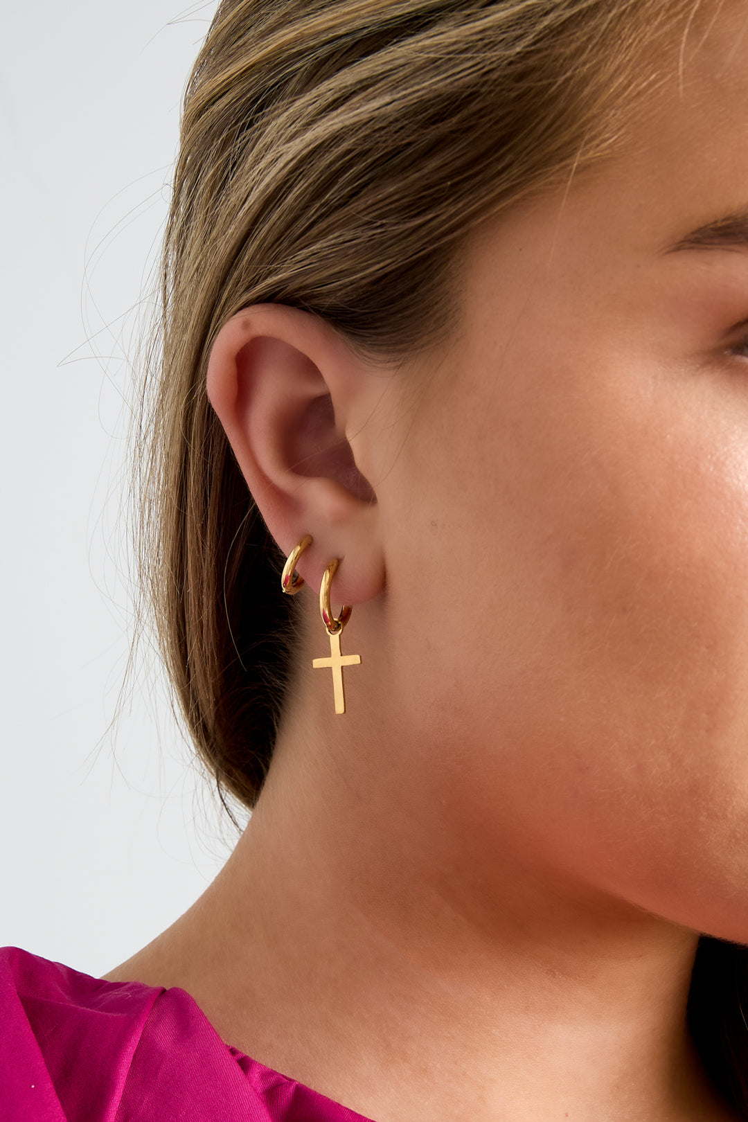 Stylish Cross Drop Earrings for Everyday Wear