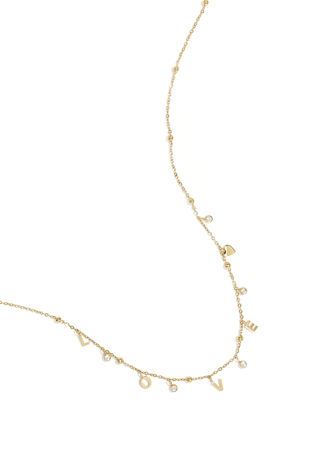 Elegant Gold Color Zircon Pendant Necklace for Daily Wear
