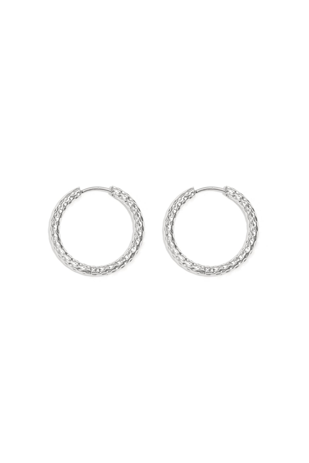 Stylish Stainless Steel Hoop Earrings for Everyday Wear