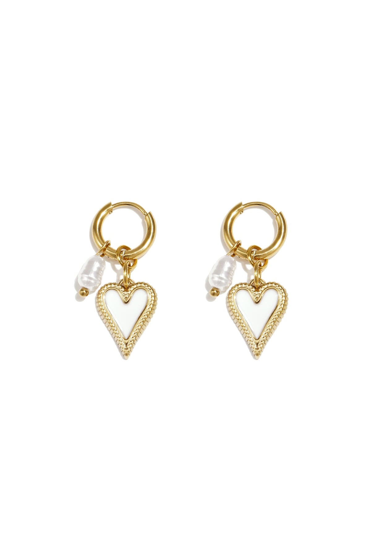 Romantic Heart Drop Earrings for Valentine's Day