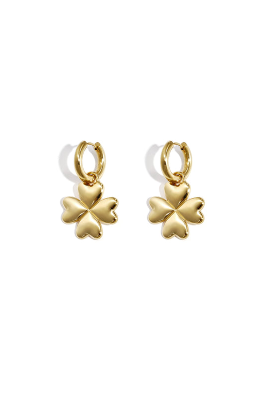 Elegant Clover Drop Earrings for Everyday Wear