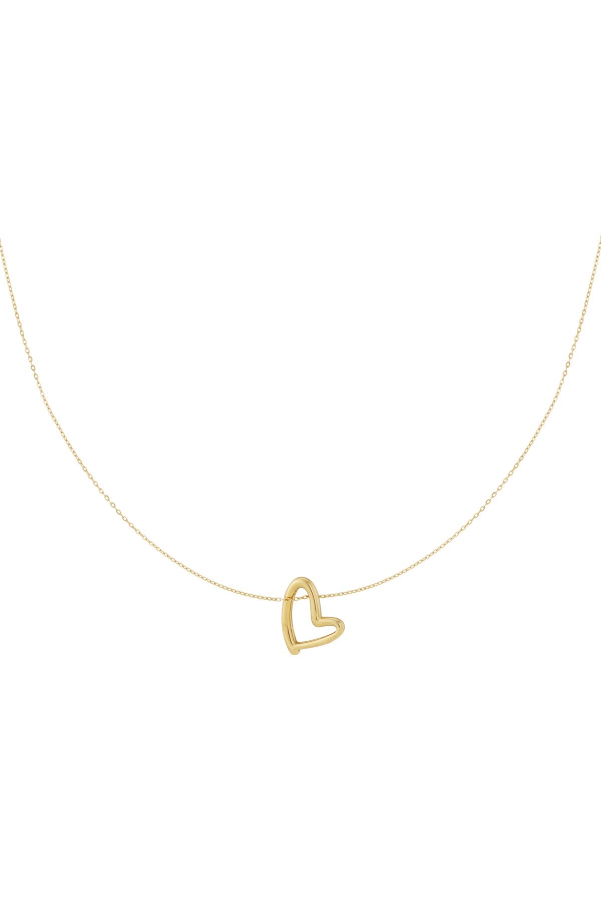 Elegant Heart Pendant Necklace - All Fit, Casual Style