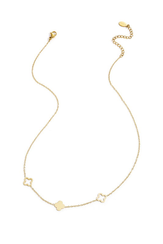 Elegant Clover Chain Necklace for Everyday Glam