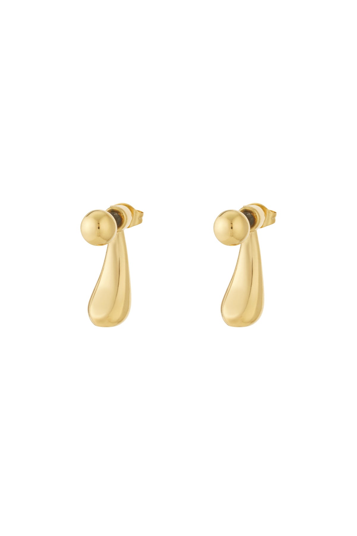 Elegant Mini 14K Gold Plated Stud Earrings for Daily Wear