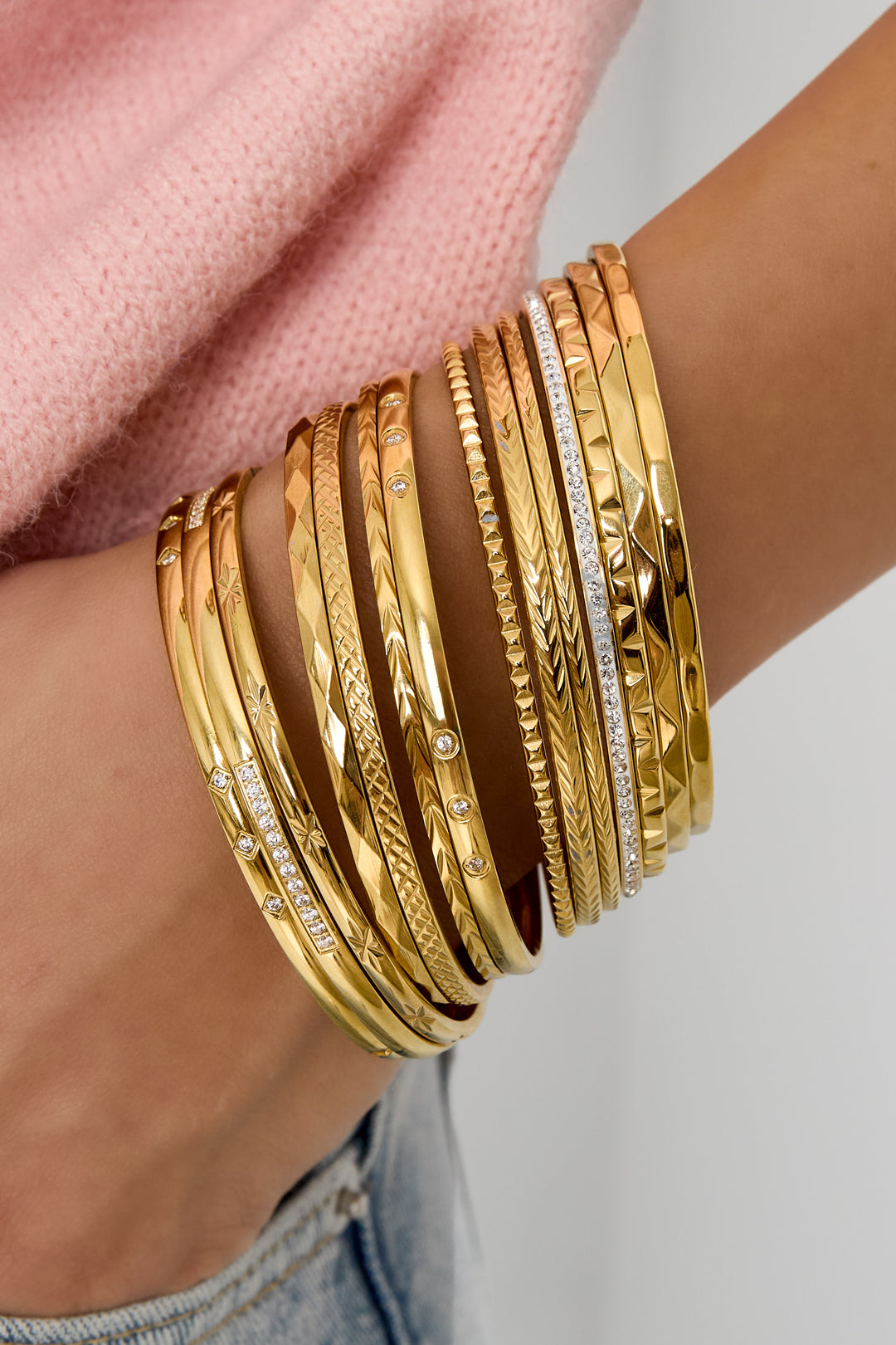 Elegant 14K Gold Plated Bangle for Everyday Glam