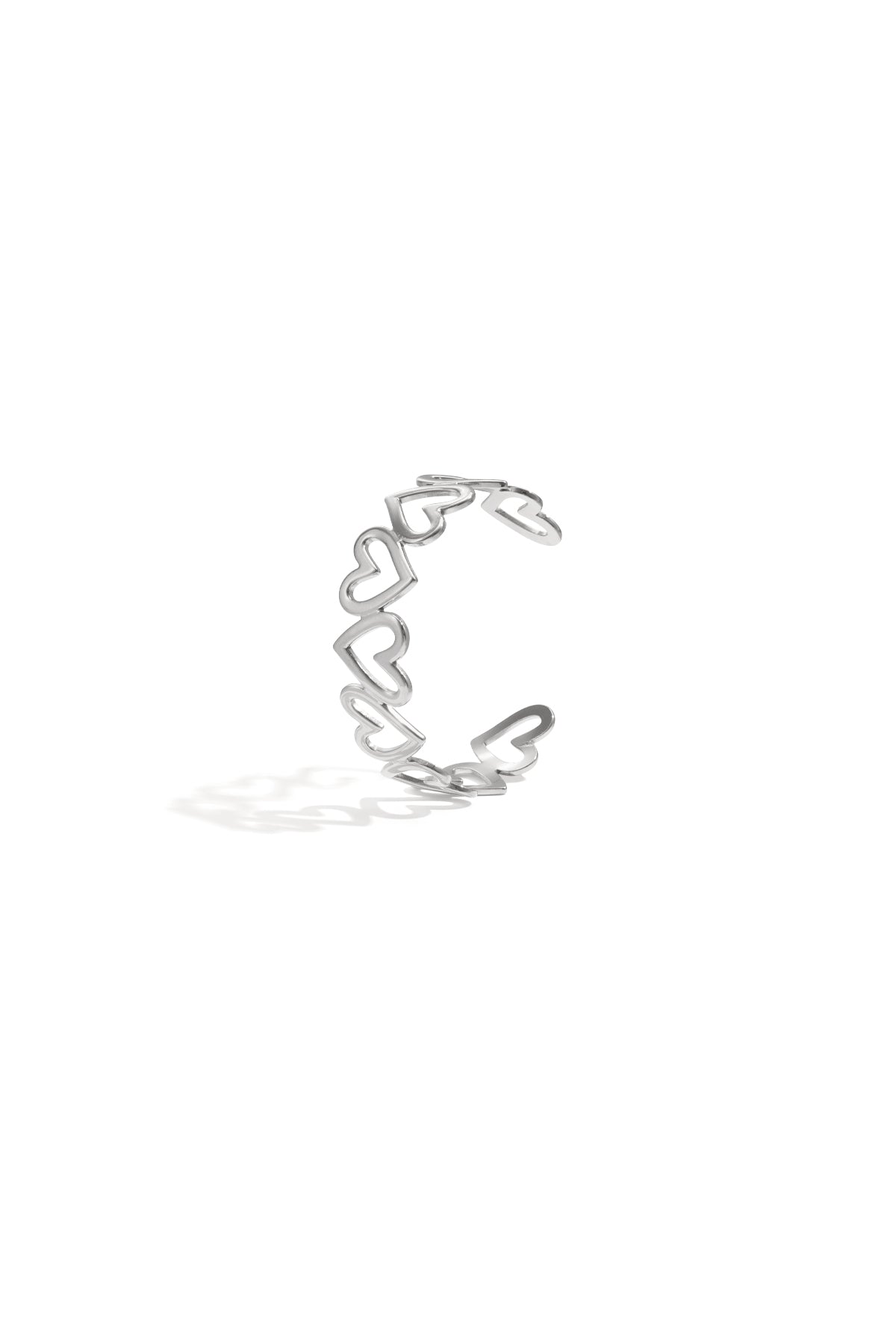 Elegant Heart Cuff Bracelet for Everyday Wear