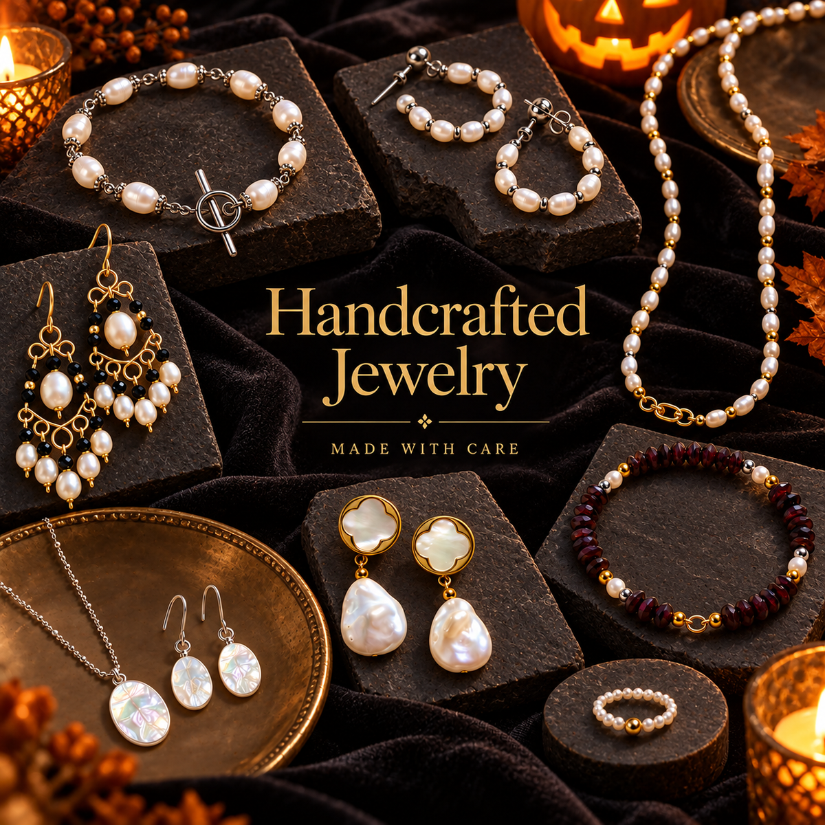 JeieaM handcrafted Halloween collection cover