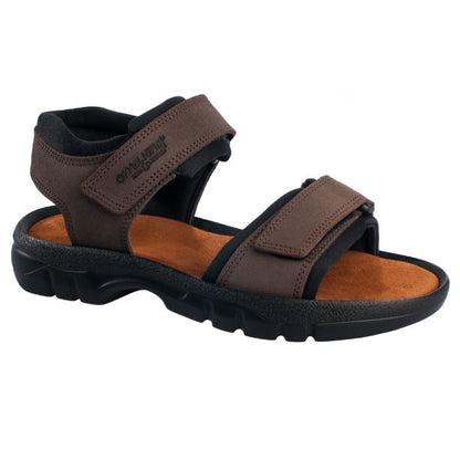 Tiidu Leather Sandals - Brown