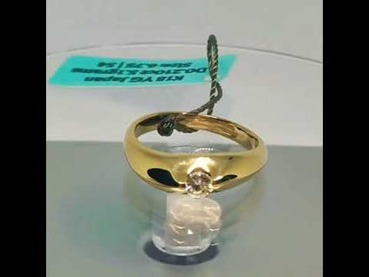 Bague en diamant taille ronde