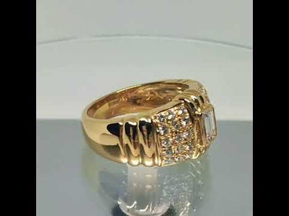 1.14ct Emerald Cut Diamond Ring