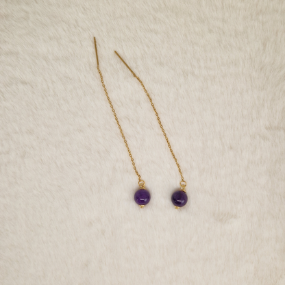 Elegant Classy Quartz Drop Earrings For Everyday Wear