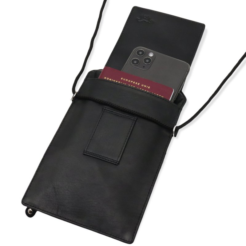 Passport / Phone Belt Bag Black