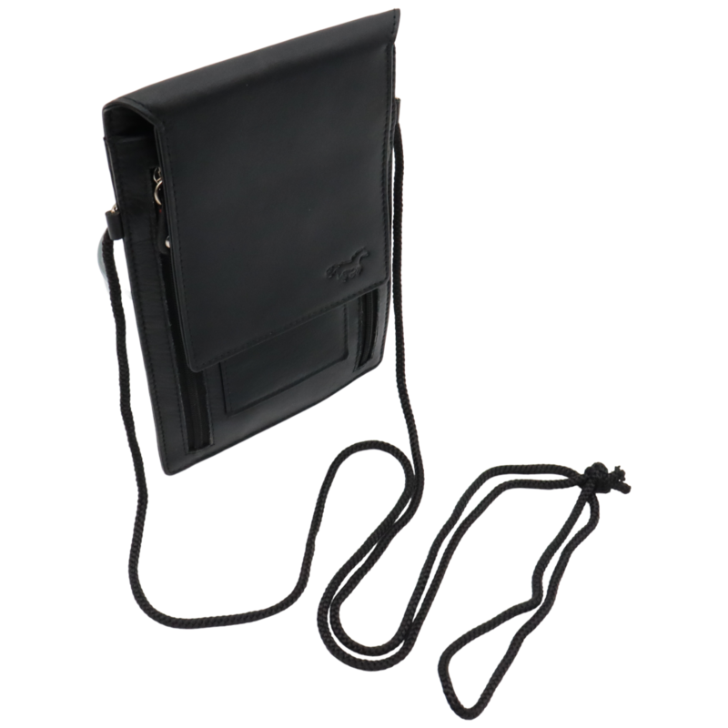 Passport / Phone Belt Bag Black