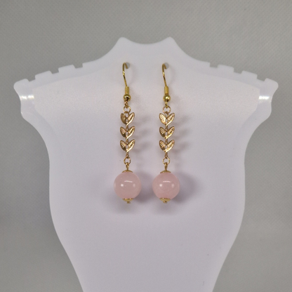 Classy Casual Quartz Dangling Earrings