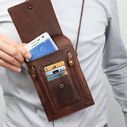Passport / Phone Bag Brown