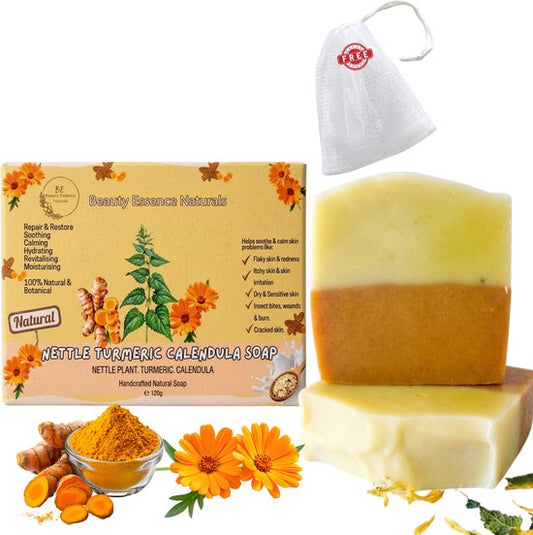 Turmeric Nettle Calendula Soap
