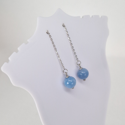 Elegant Classy Quartz Drop Earrings For Everyday Wear