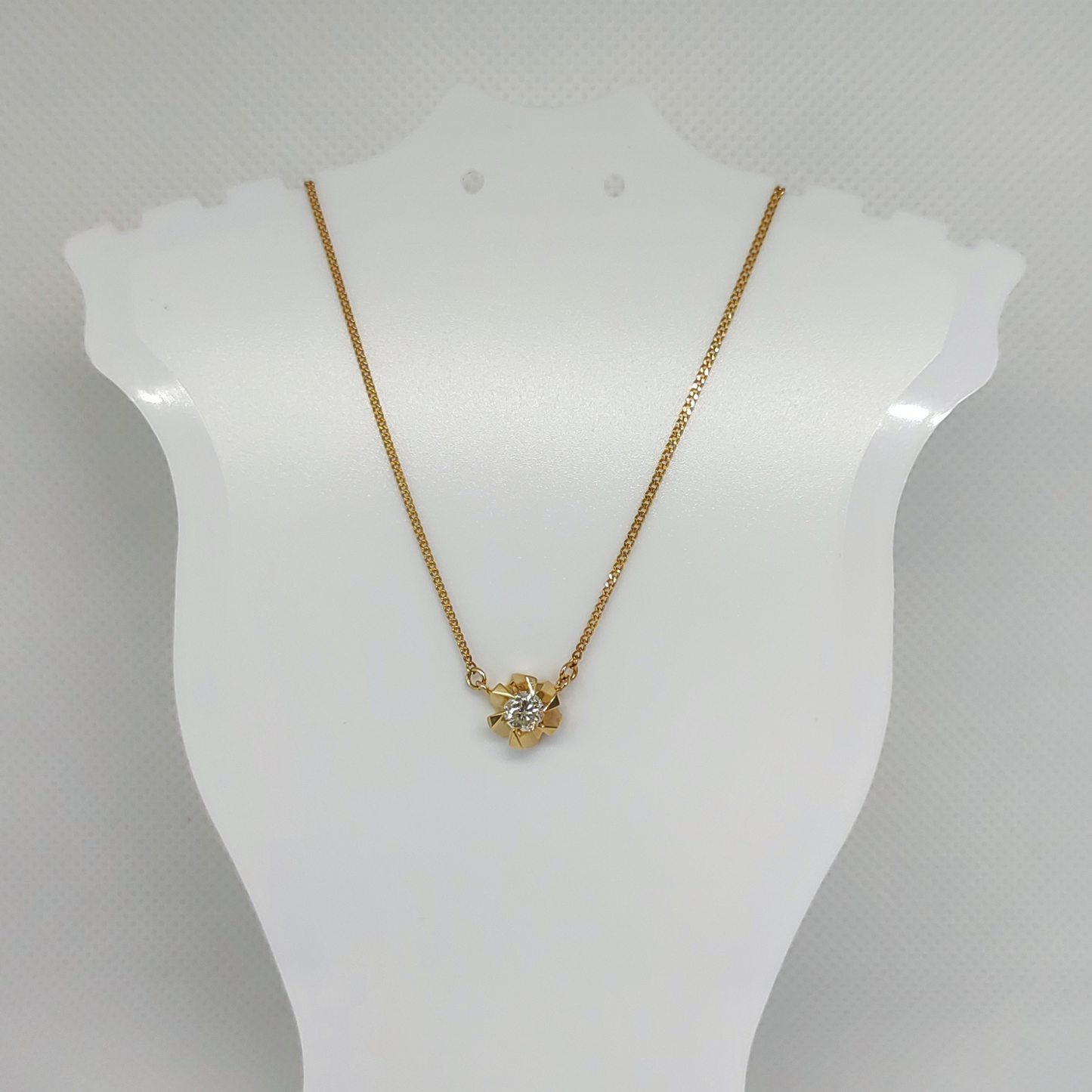 0.31ct Stud Necklace - MAKI Brand Japan