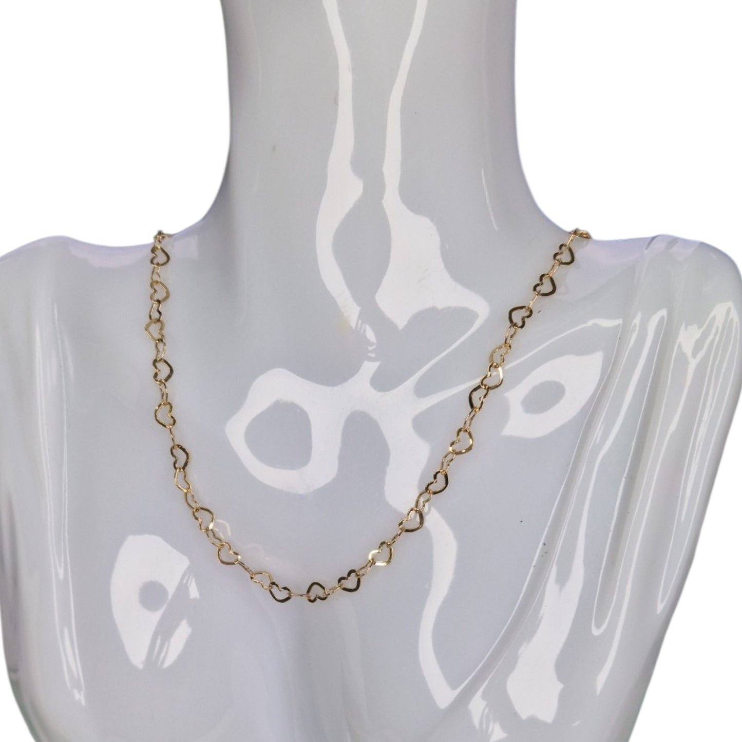 Heart Chain Necklace 750/18K