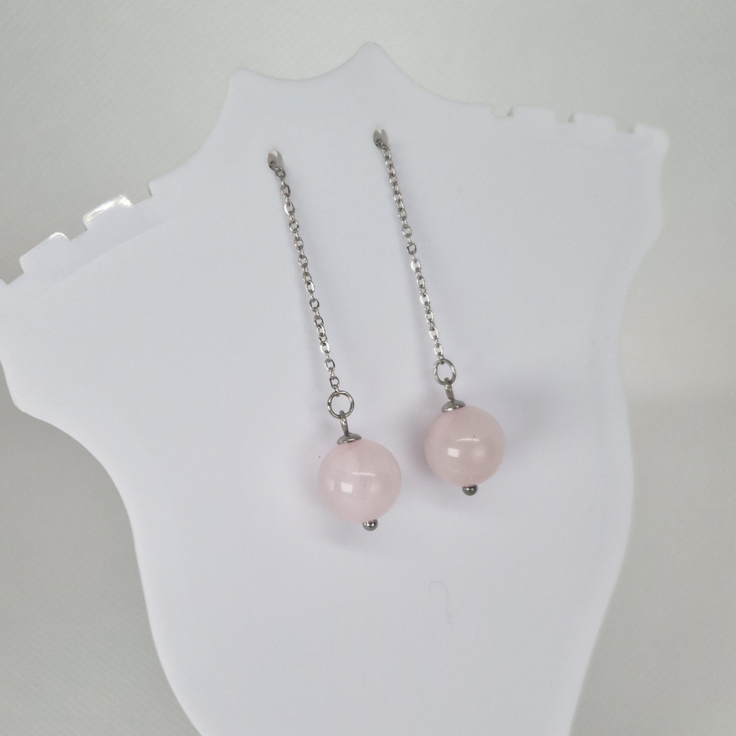 Quartz Drop Earrings