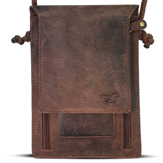 Passport / Phone Bag Brown