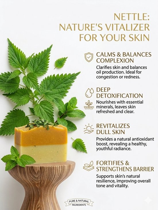 Turmeric Nettle Calendula Soap