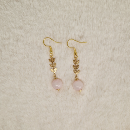 Classy Casual Quartz Dangling Earrings