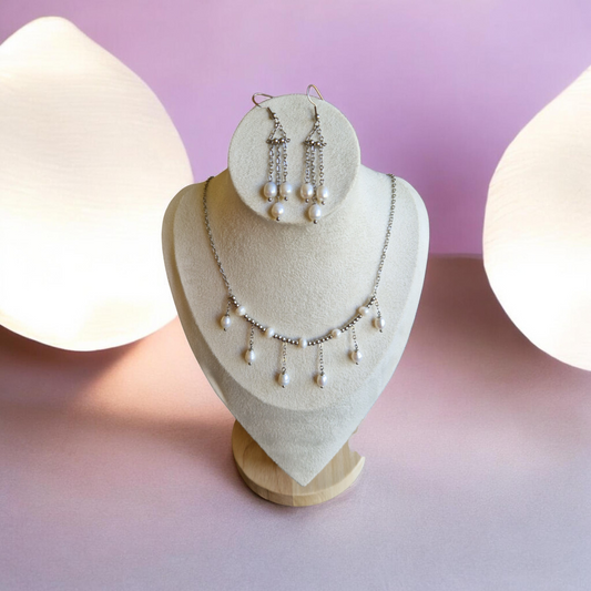 Chandelier Natural Pearls - Set