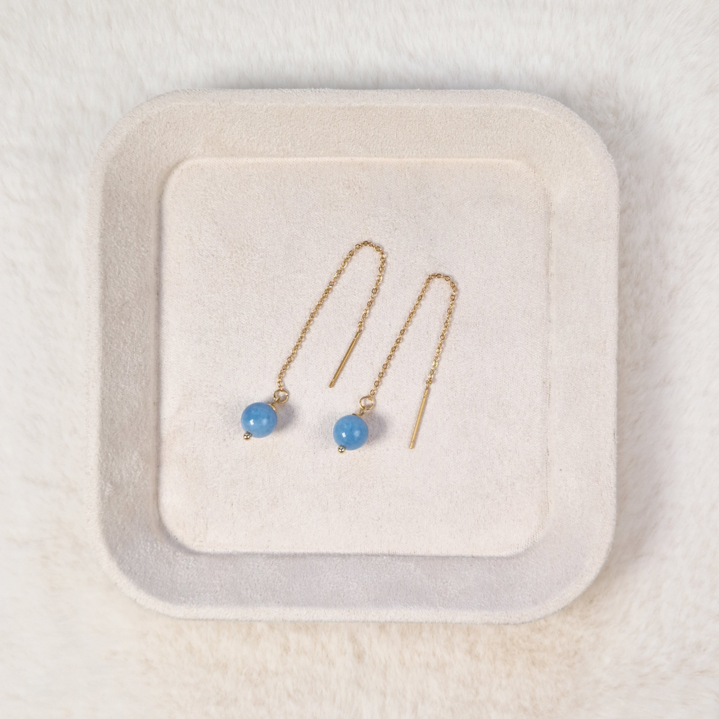 Quartz Drop Earrings