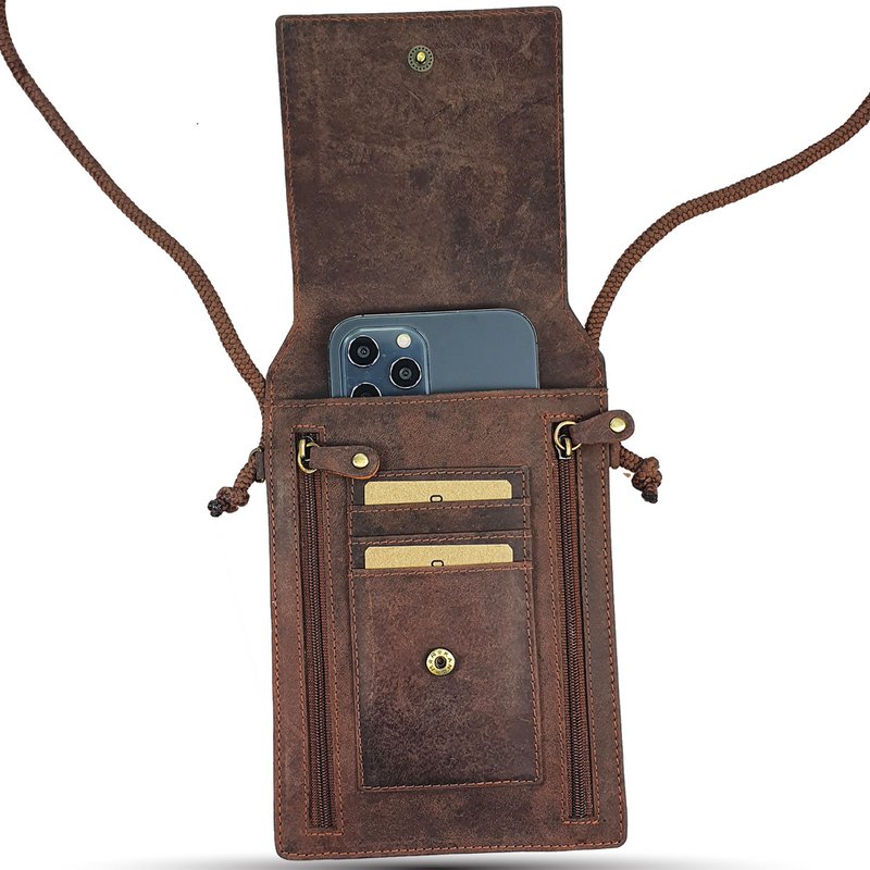 Passport / Phone Bag Brown