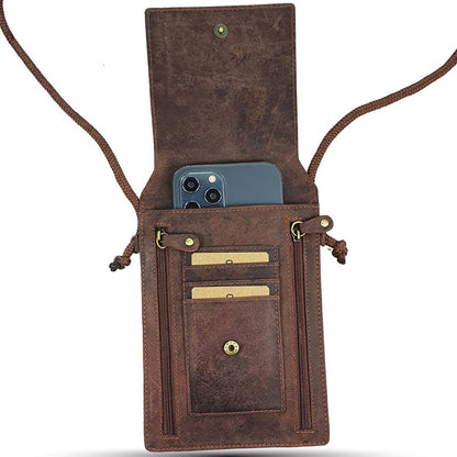 Passport / Phone Bag Brown