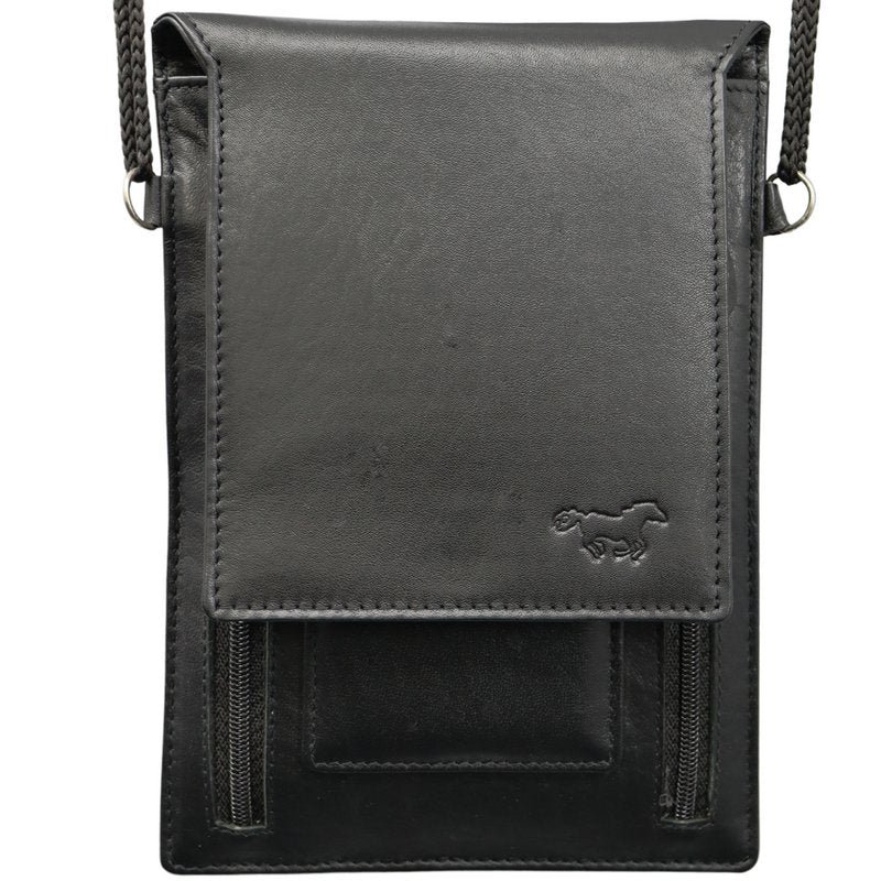 Passport / Phone Belt Bag Black