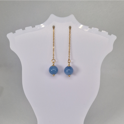 Elegant Classy Quartz Drop Earrings For Everyday Wear