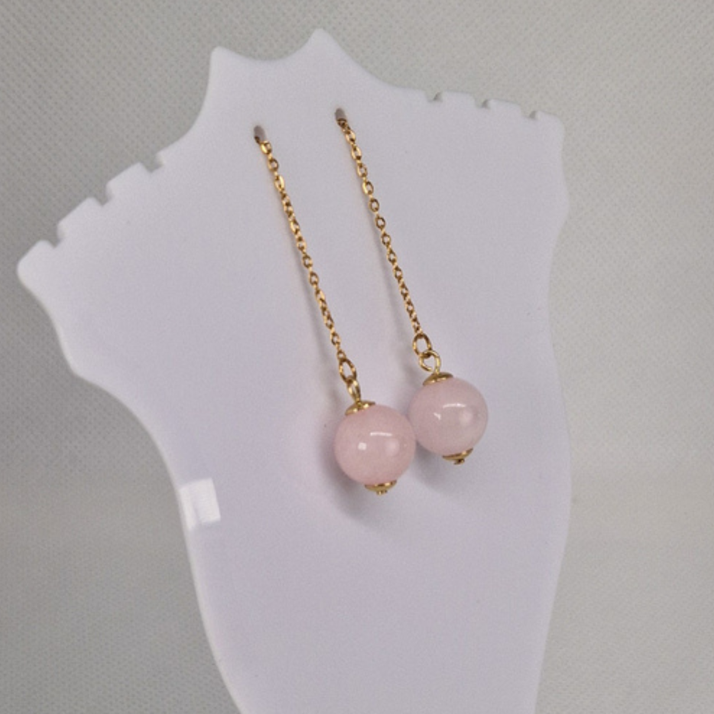 Quartz Drop Earrings