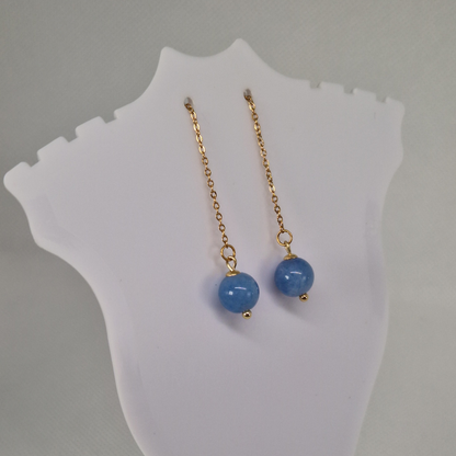 Elegant Classy Quartz Drop Earrings For Everyday Wear