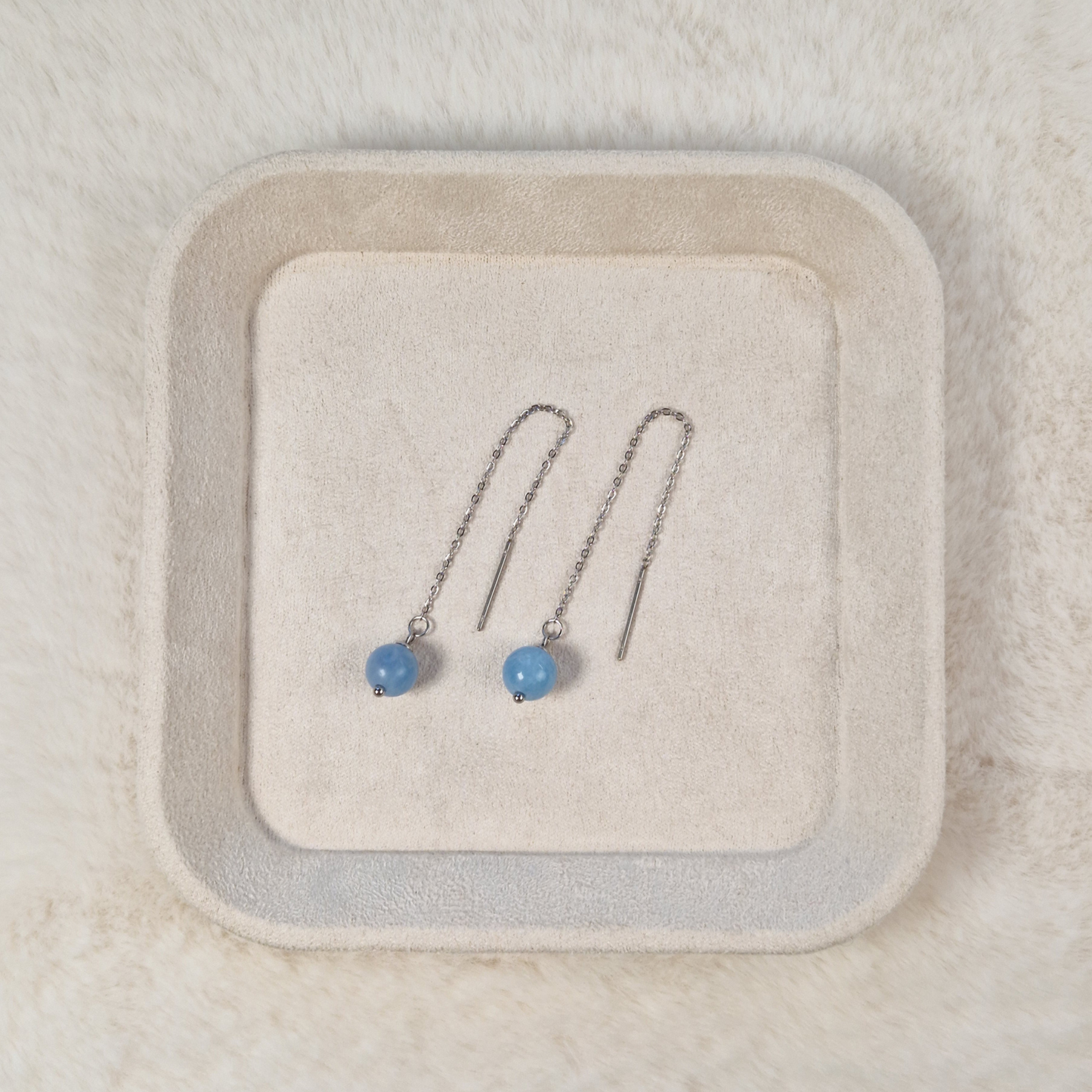 Quartz Drop Earrings