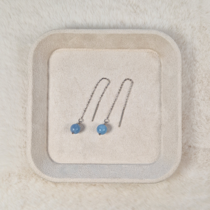 Elegant Classy Quartz Drop Earrings For Everyday Wear