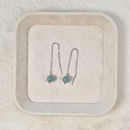 Jade Drop Earrings