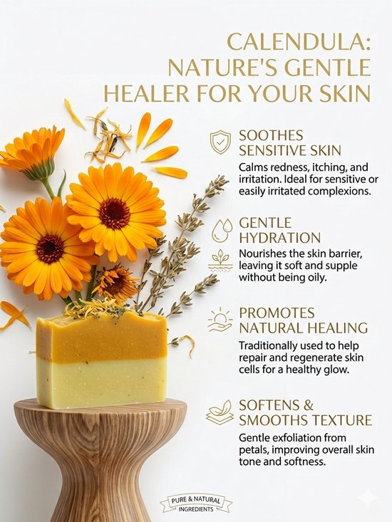 Turmeric Nettle Calendula Soap