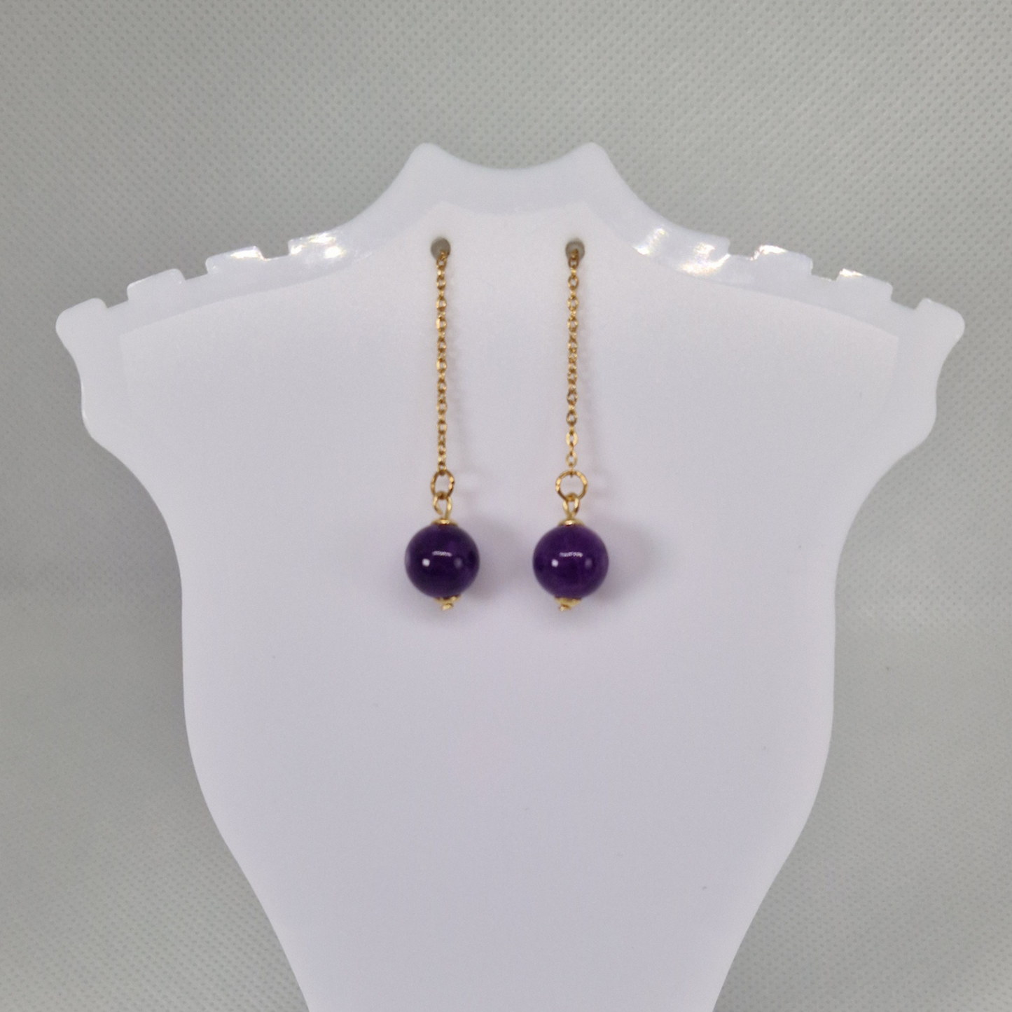 Quartz Drop Earrings