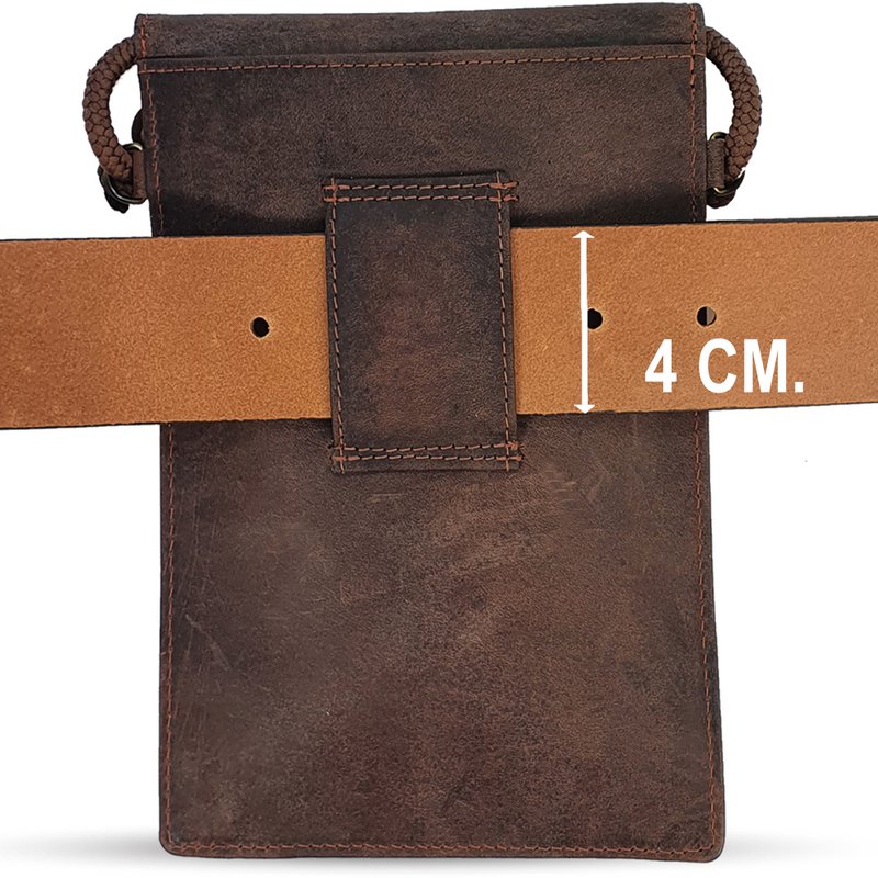 Passport / Phone Bag Brown