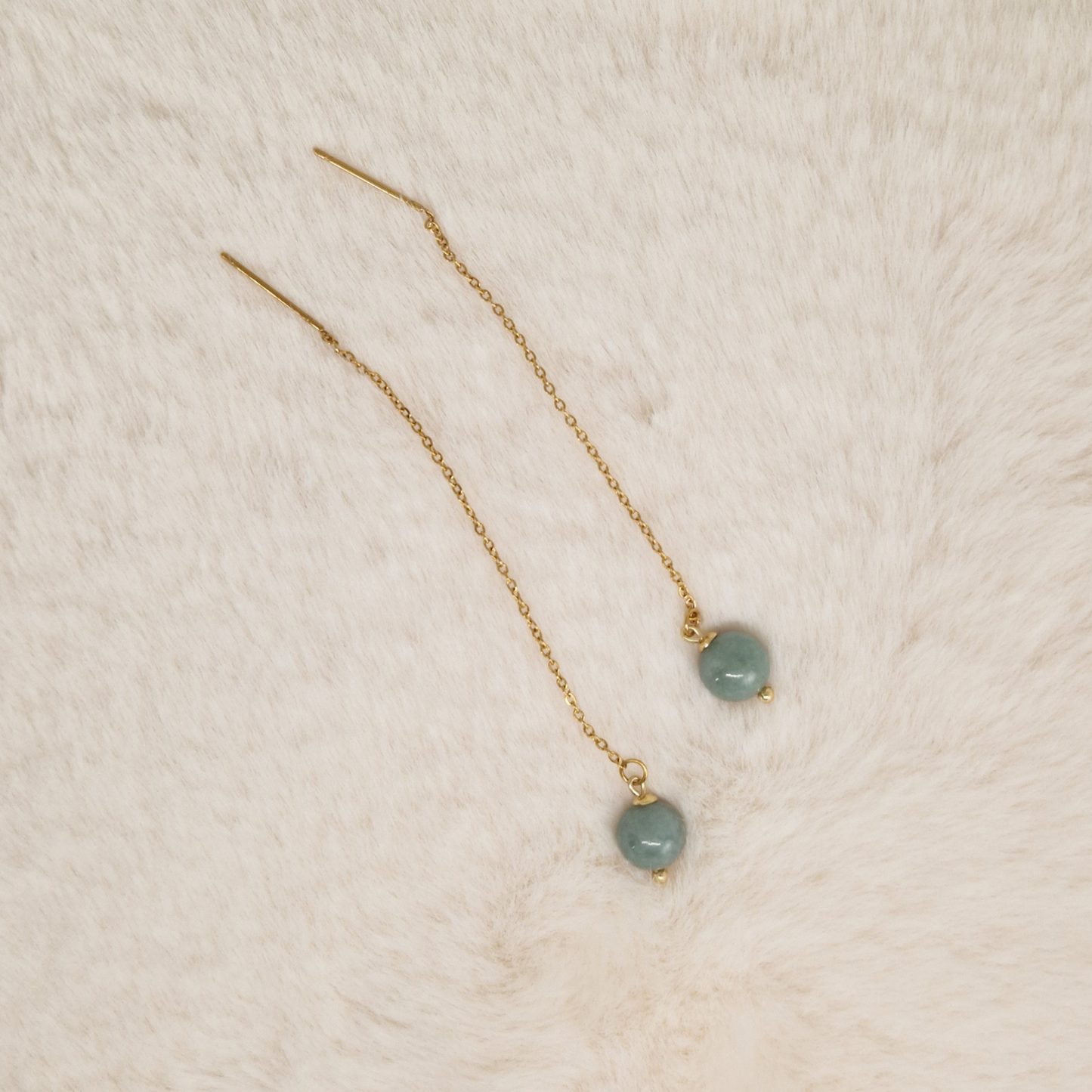 Jade Drop Earrings