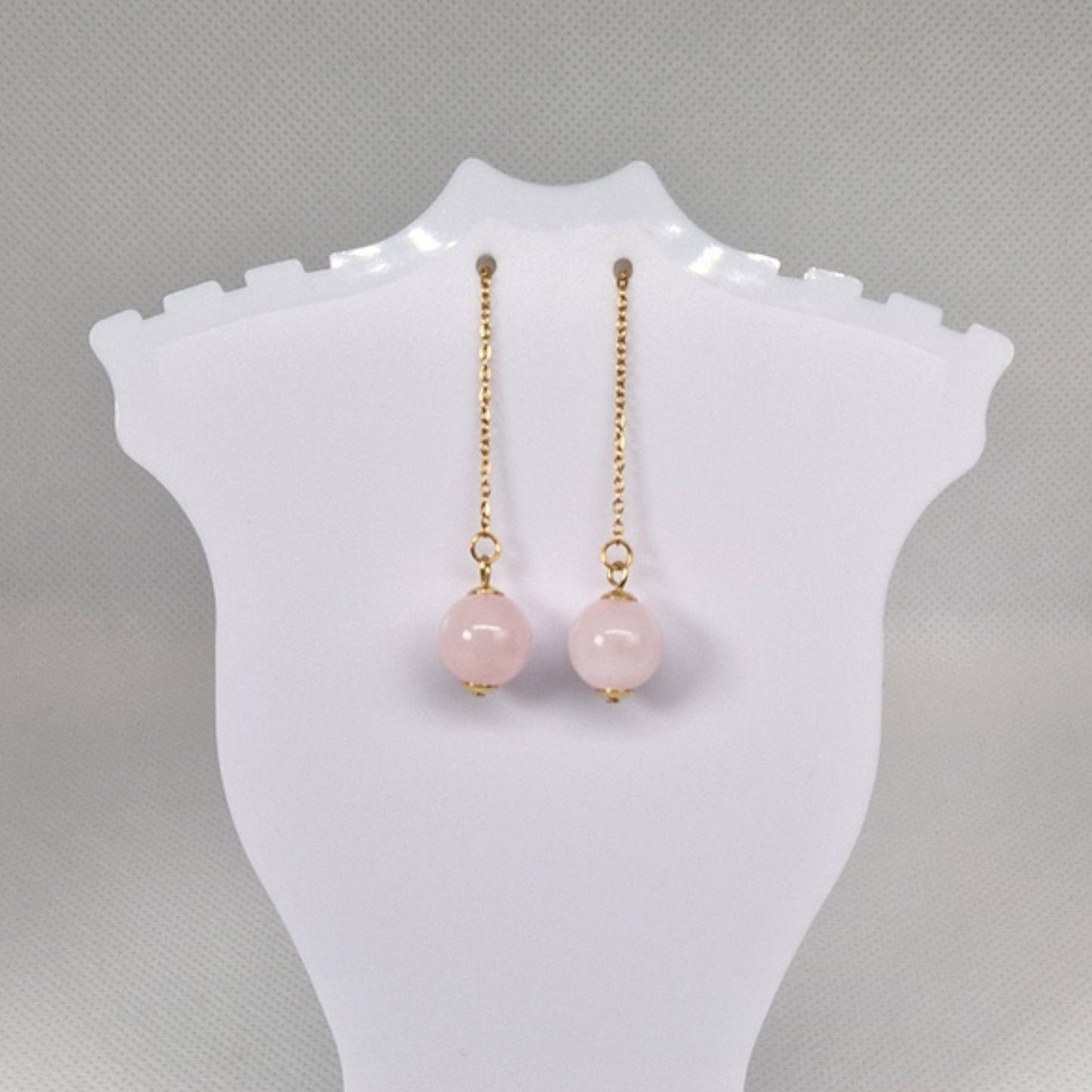 Quartz Drop Earrings